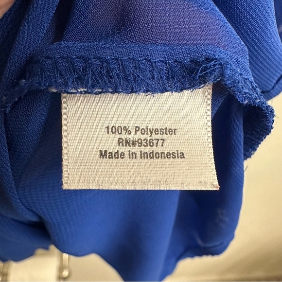 A.N.A. Sleeveless Blue Sequin Striped Women's Tank Top SZ 2X - Picture 6 of 7